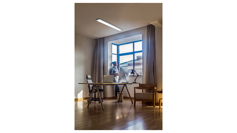 Oprawa techniczna Office LED 121 cm aluminiowa