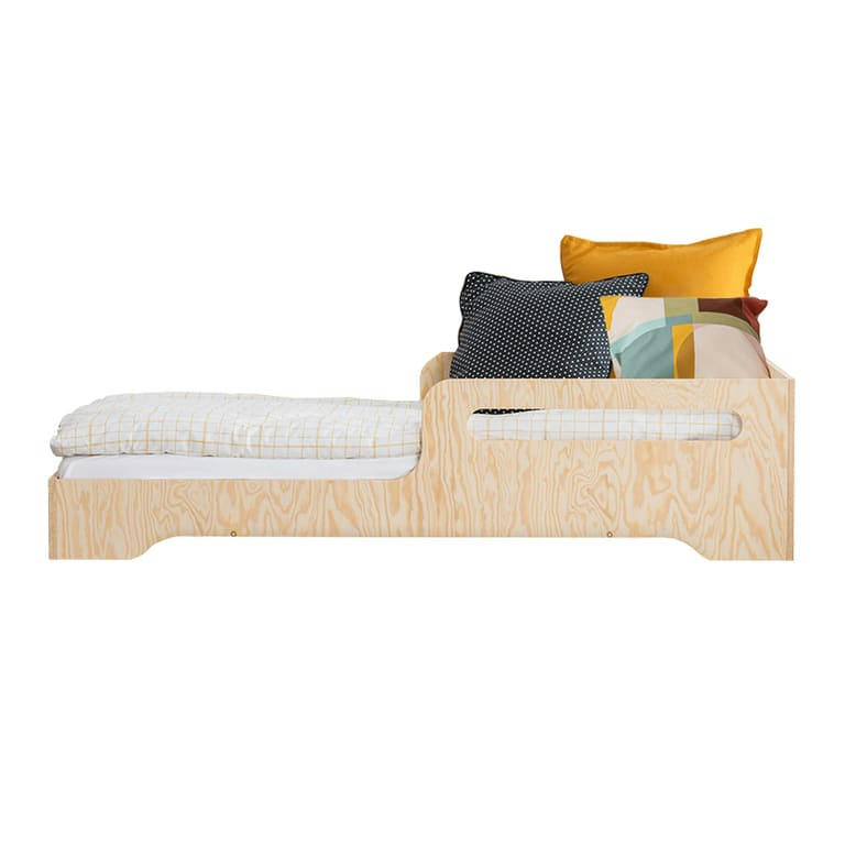 AMBRE - Lit 70x140 sommier inclus naturel