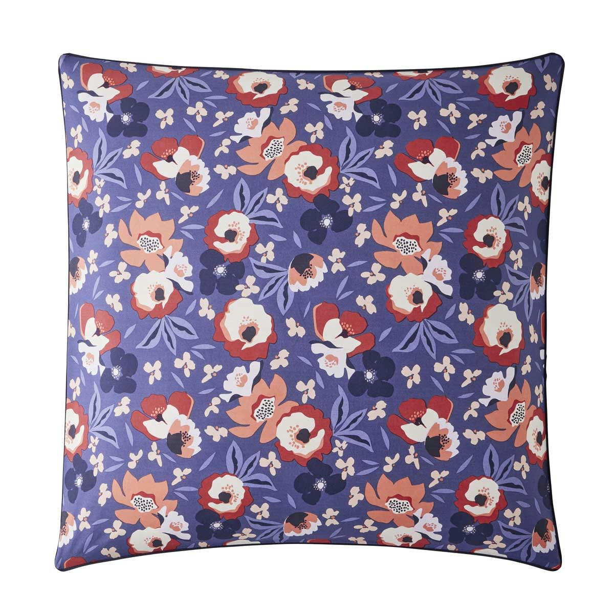 ALICE - Taie d'oreiller en percale de coton multicolore 65x65