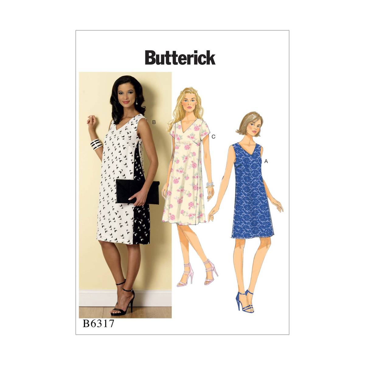 Simplicity Women’s Dress Sewing Pattern B6317 (14-22)