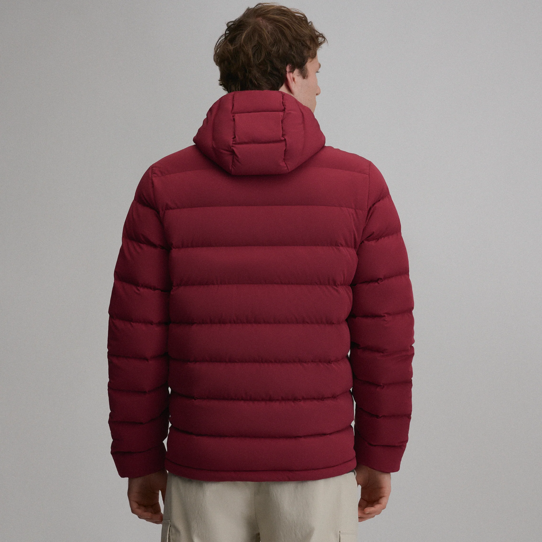 Men's EB Stretch Down Hooded Jacket