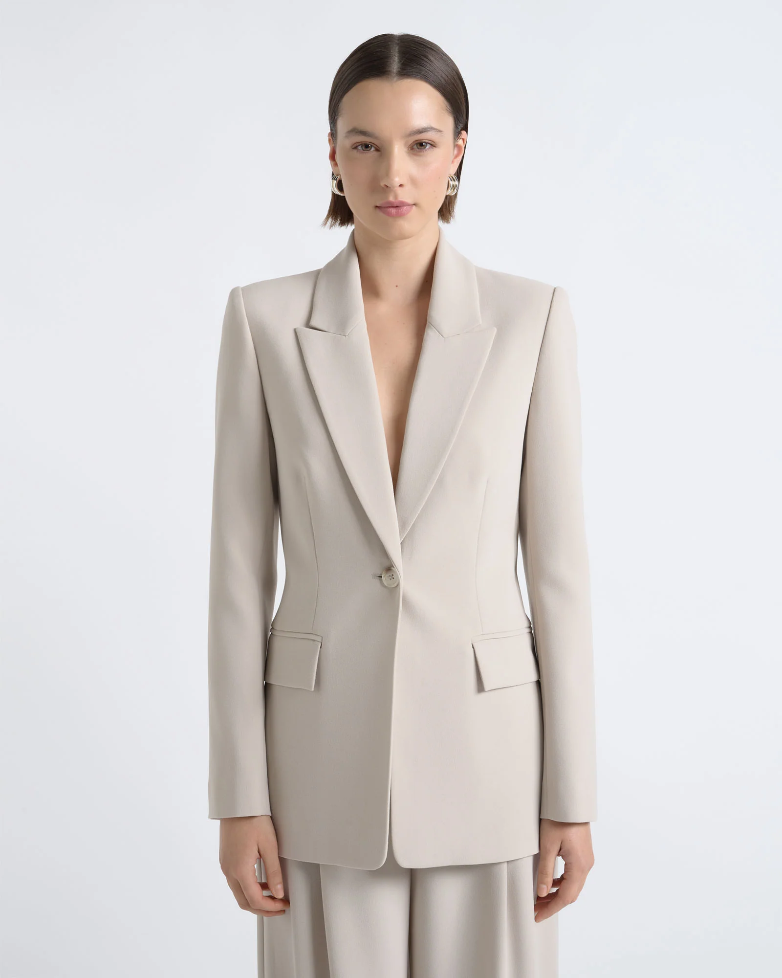 Crepe Boyfriend Blazer