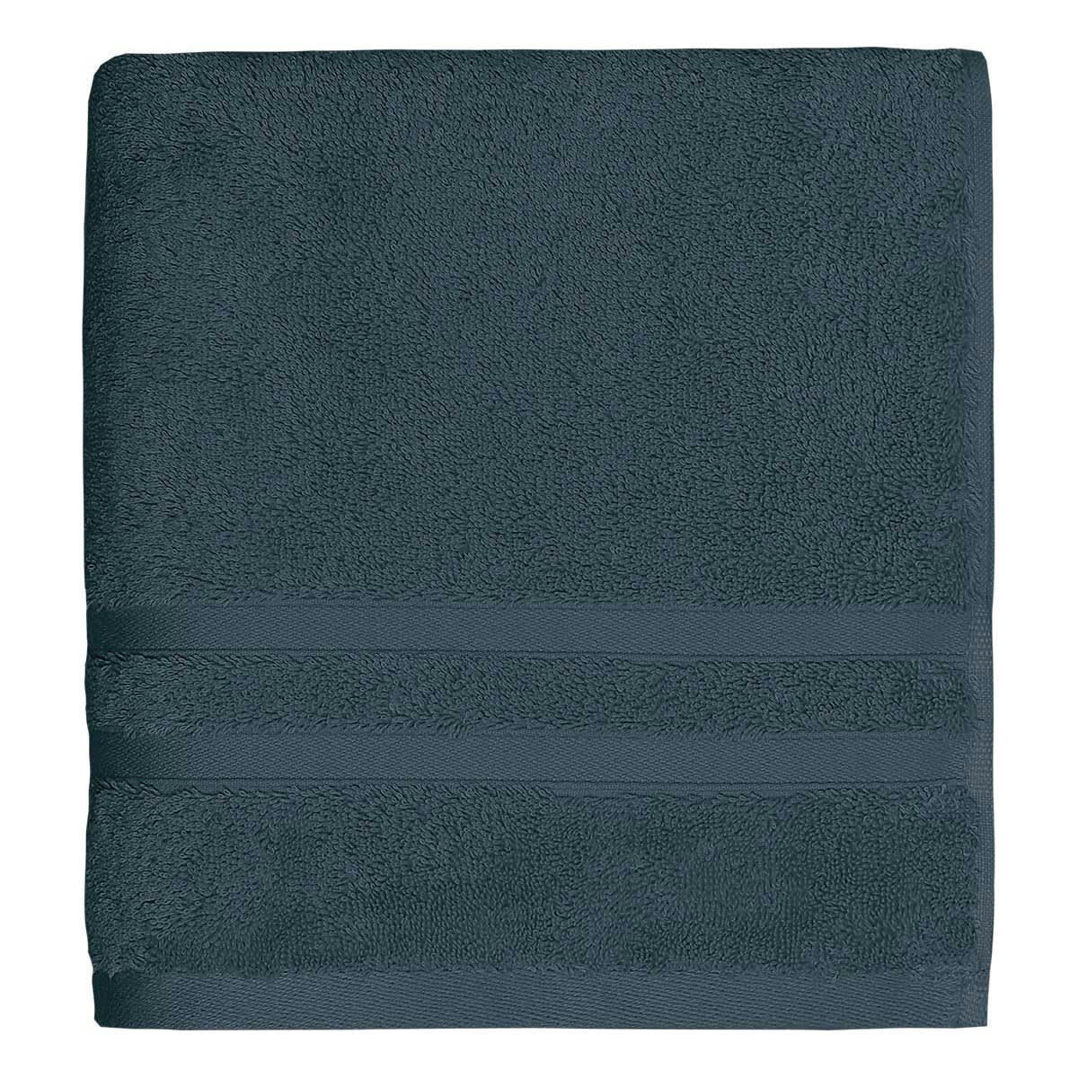 SENSILK - Drap de bain 600 gr/m²  indigo 70x140 cm