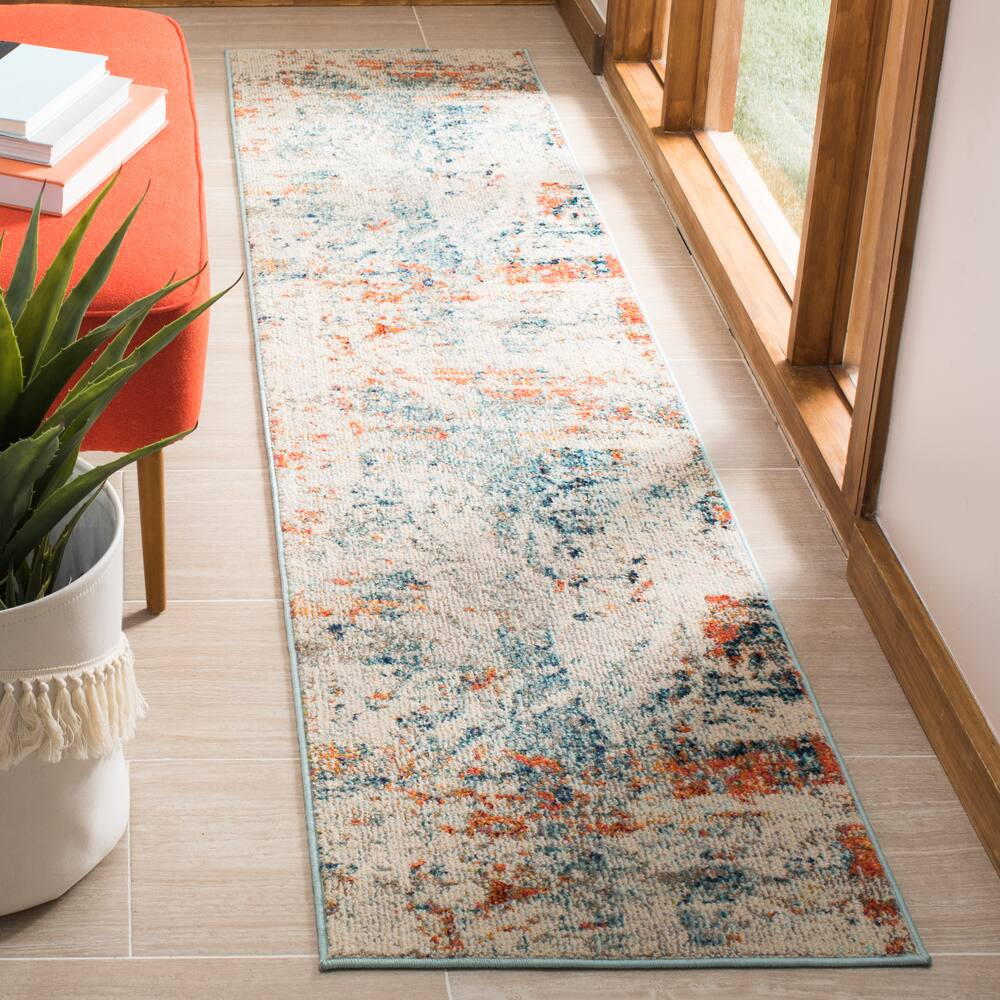 Safavieh Madison 478 Rug Cream/Orange