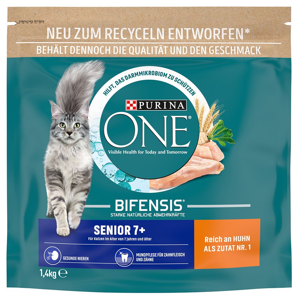 PURINA ONE Senior 7+ Chicken & Whole Grains Dry Cat Food