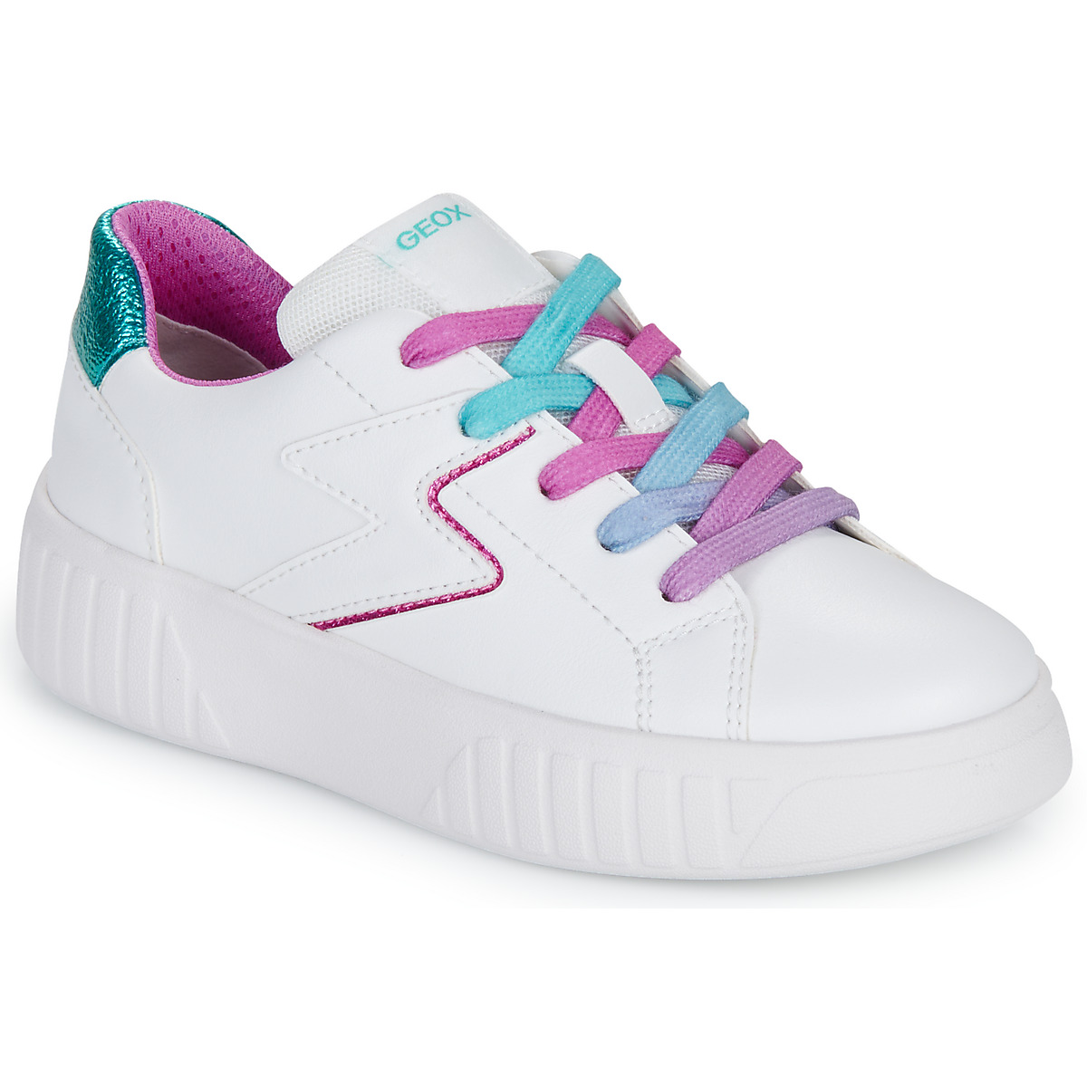 Geox - J MIKIROSHI GIRL - White / Multicolour