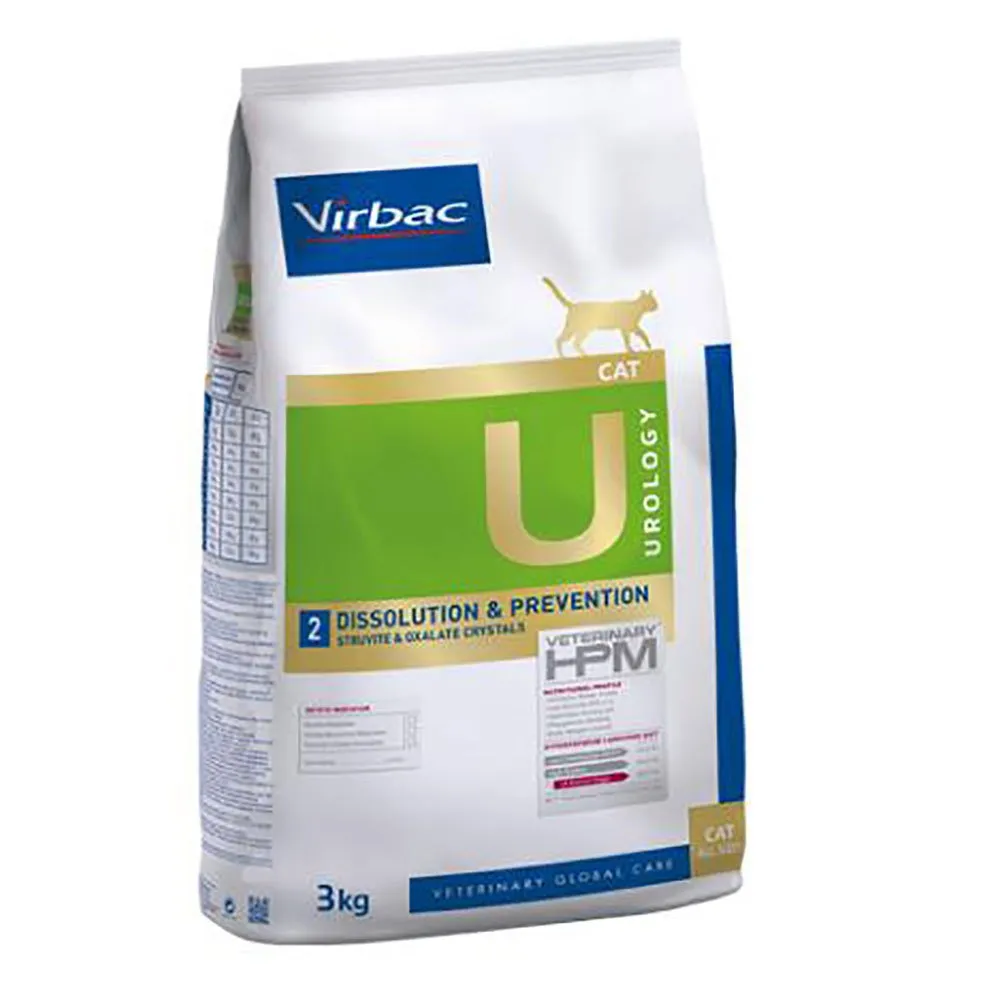 Virbac HPM Urology Dissolution Prevention U2 Cat Food 7kg