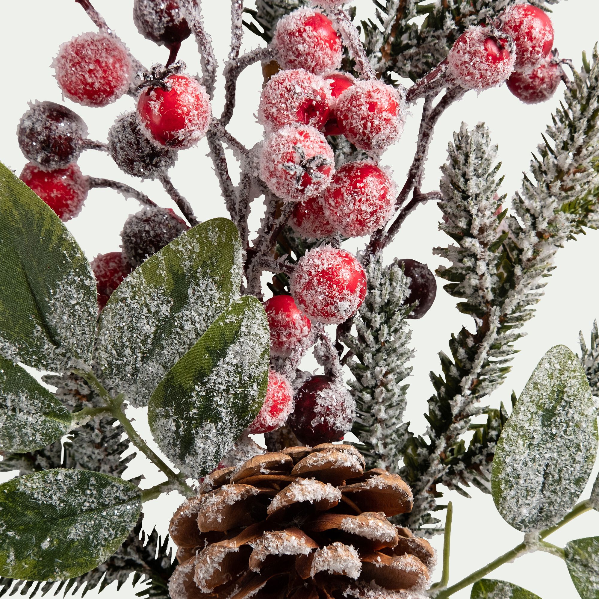 PRABAI - Branchage de Noël artificiel de pin H50cm - vert