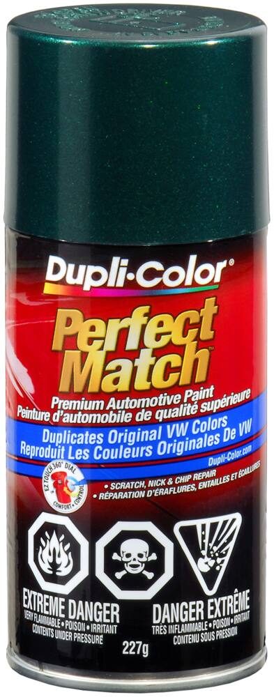 Dupli-Color Perfect Match Premium Acrylic Lacquer Automotive Aerosol Spray Paint, Dragon Green Pearl (LC6P), 227-g