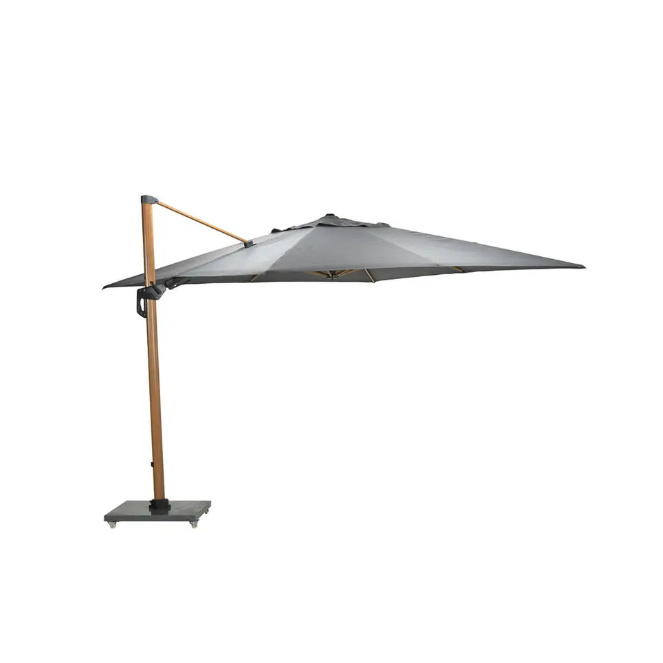 Hawaii Deluxe parasol - 300x300cm - light teaklook - royal sand