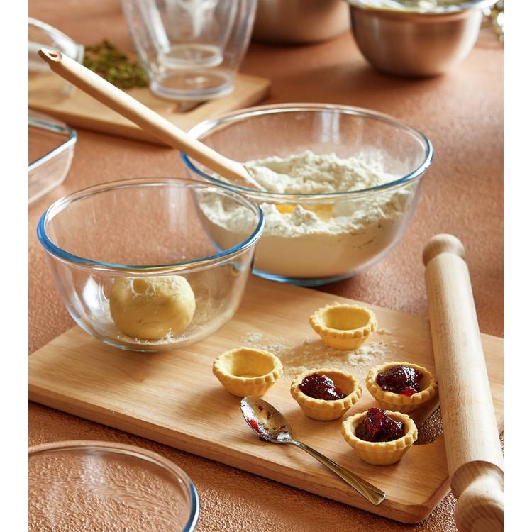 Pyrex 3 Piece Glass Bowl Set