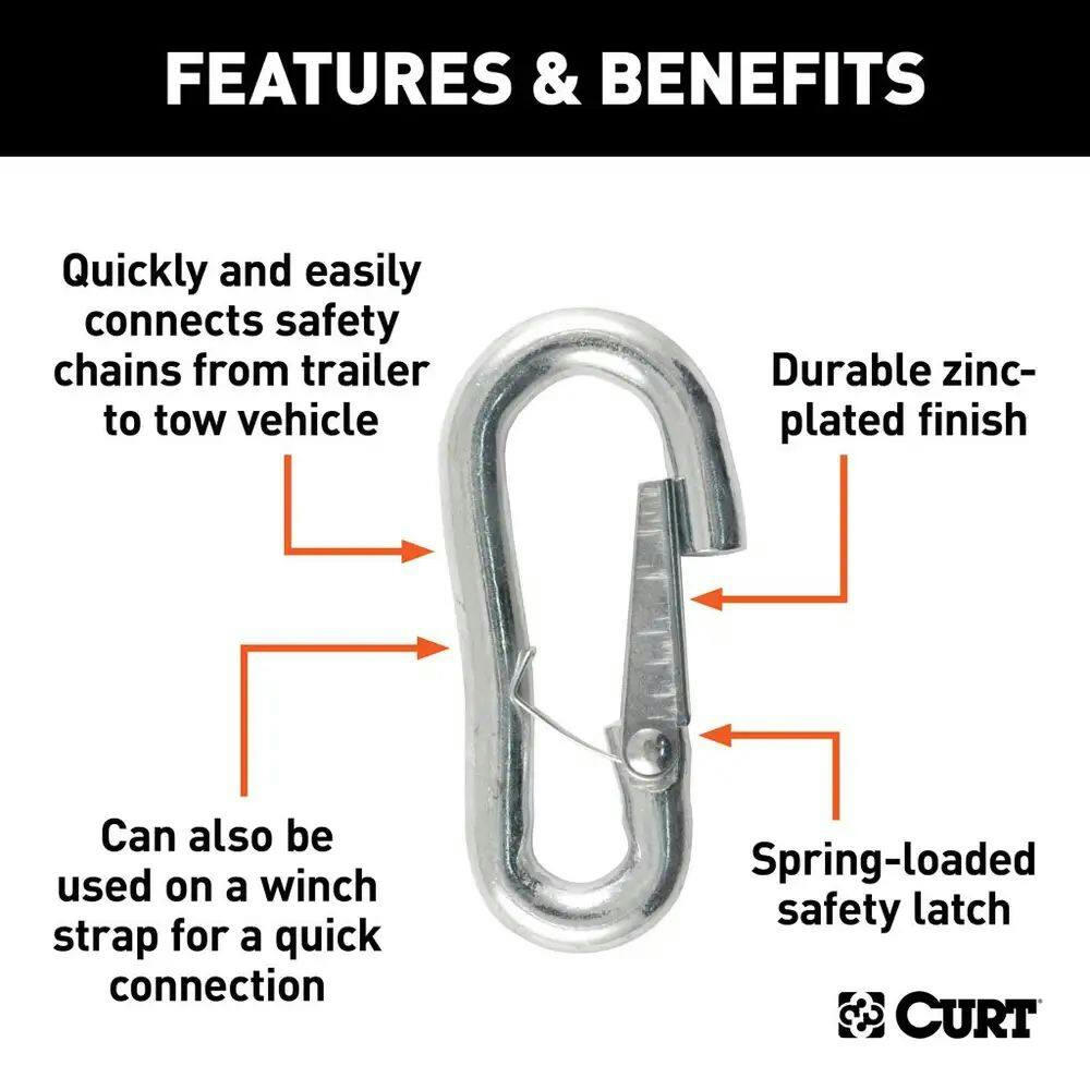 CURT 7/16-in Snap Hook (5,000-lb)