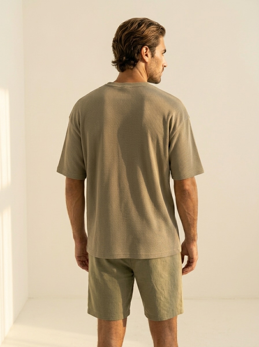Koszulka comfort fit z bawełną