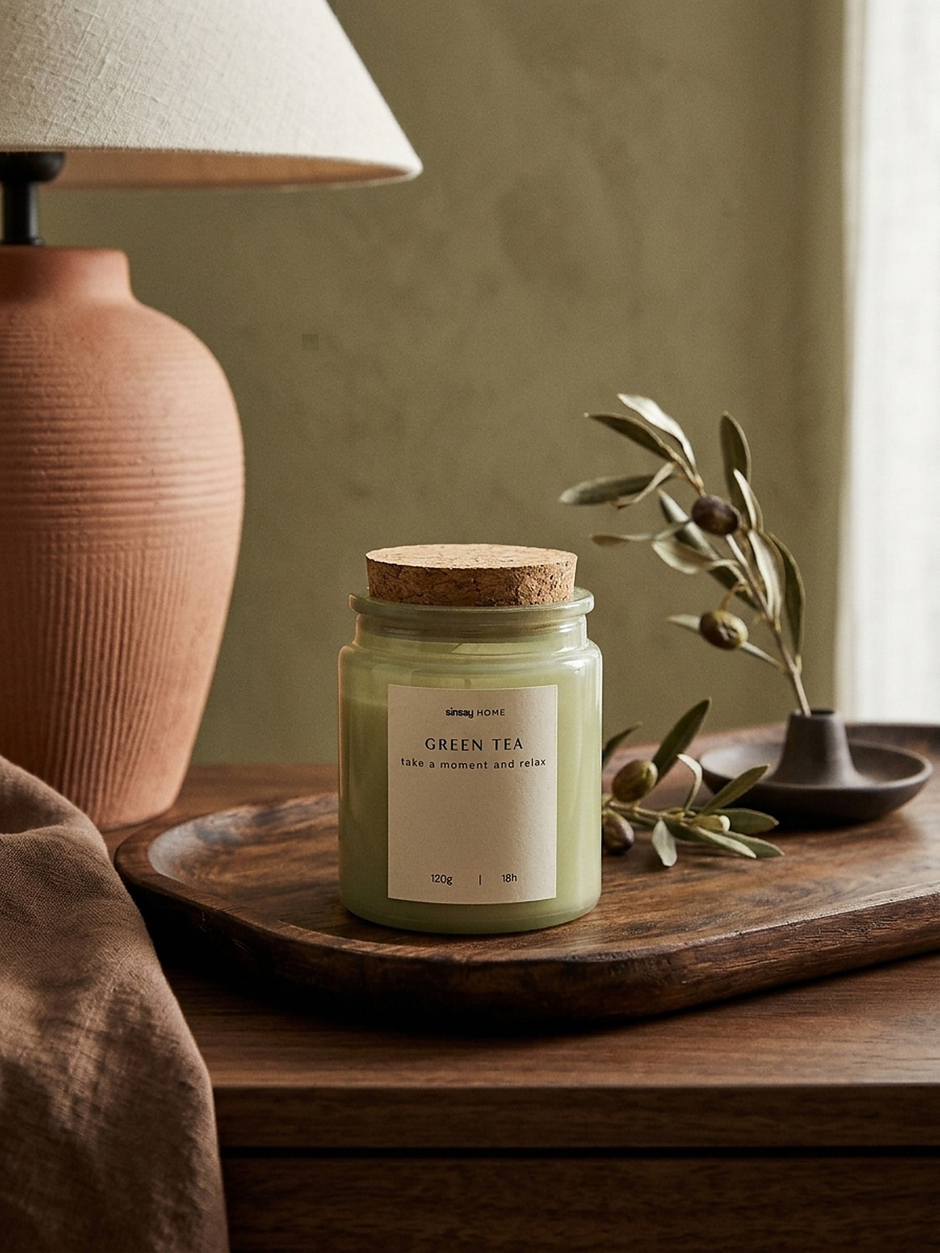 Świeczka Green tea