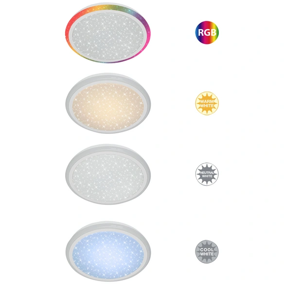 LED-Wand-/Deckenleuchte »Edge«, inkl. Leuchtmittel in warmweiß