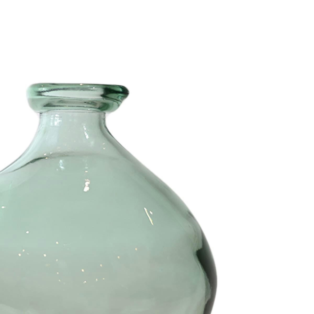 SCANDIC - Vase en verre recyclé Vert d'Eau 18 cm
