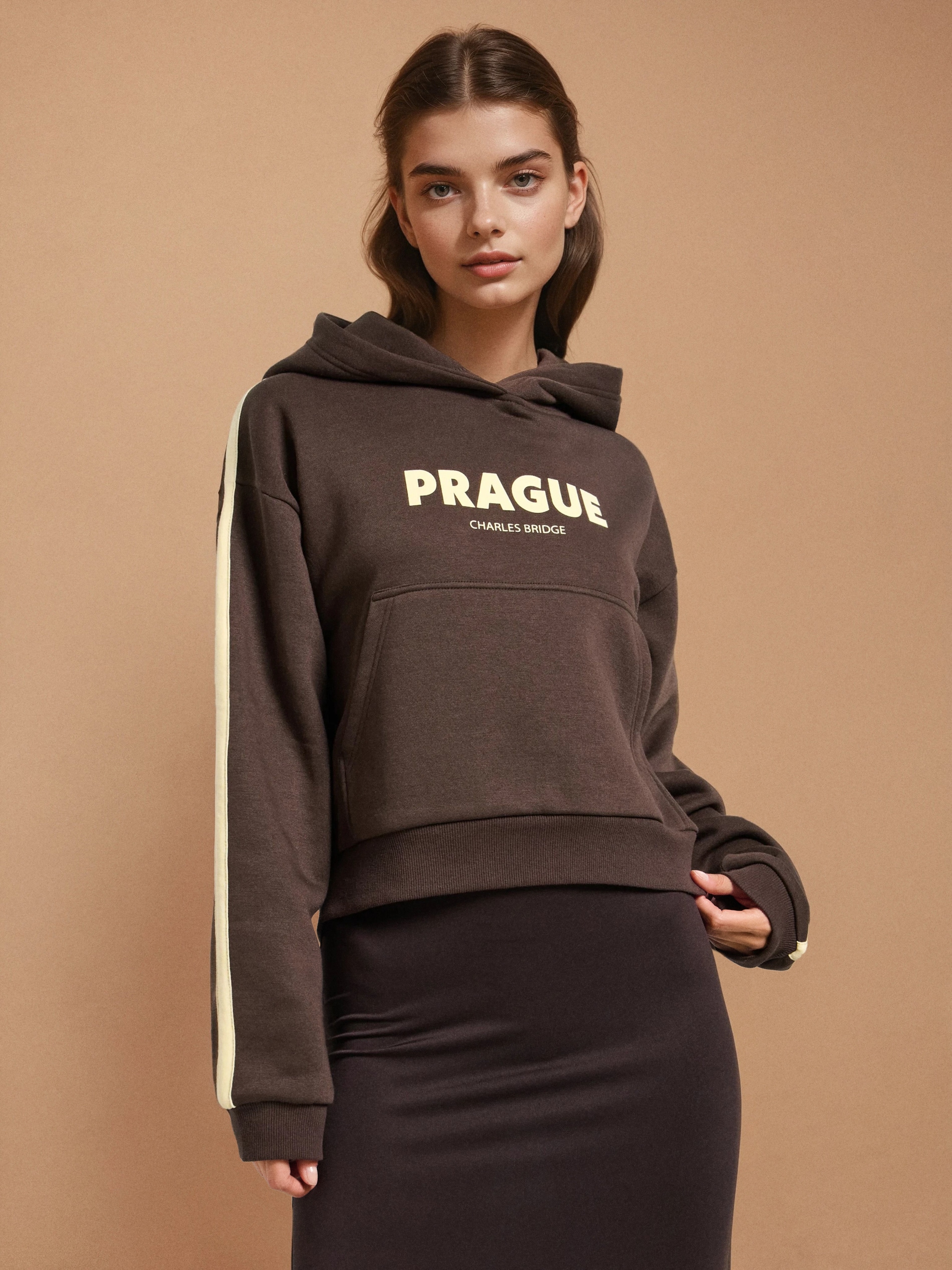 Bluza hoodie z napisem