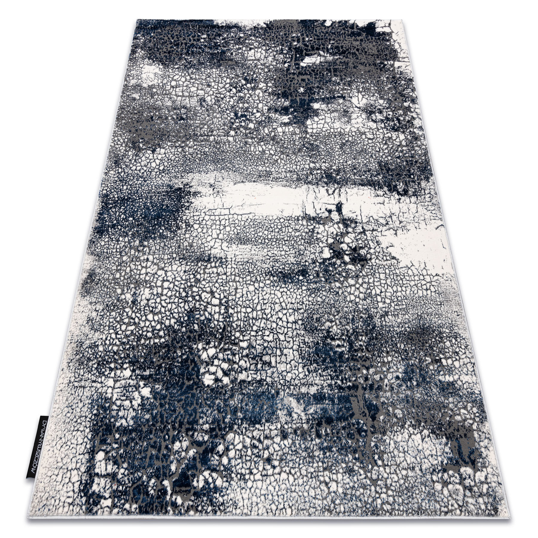 Dywan DE LUXE nowoczesny 528 Abstrakcja - Strukturalny krem / 120x170 cm