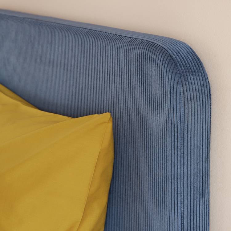 Habitat Arden Single Fabric Bed Frame - Blue