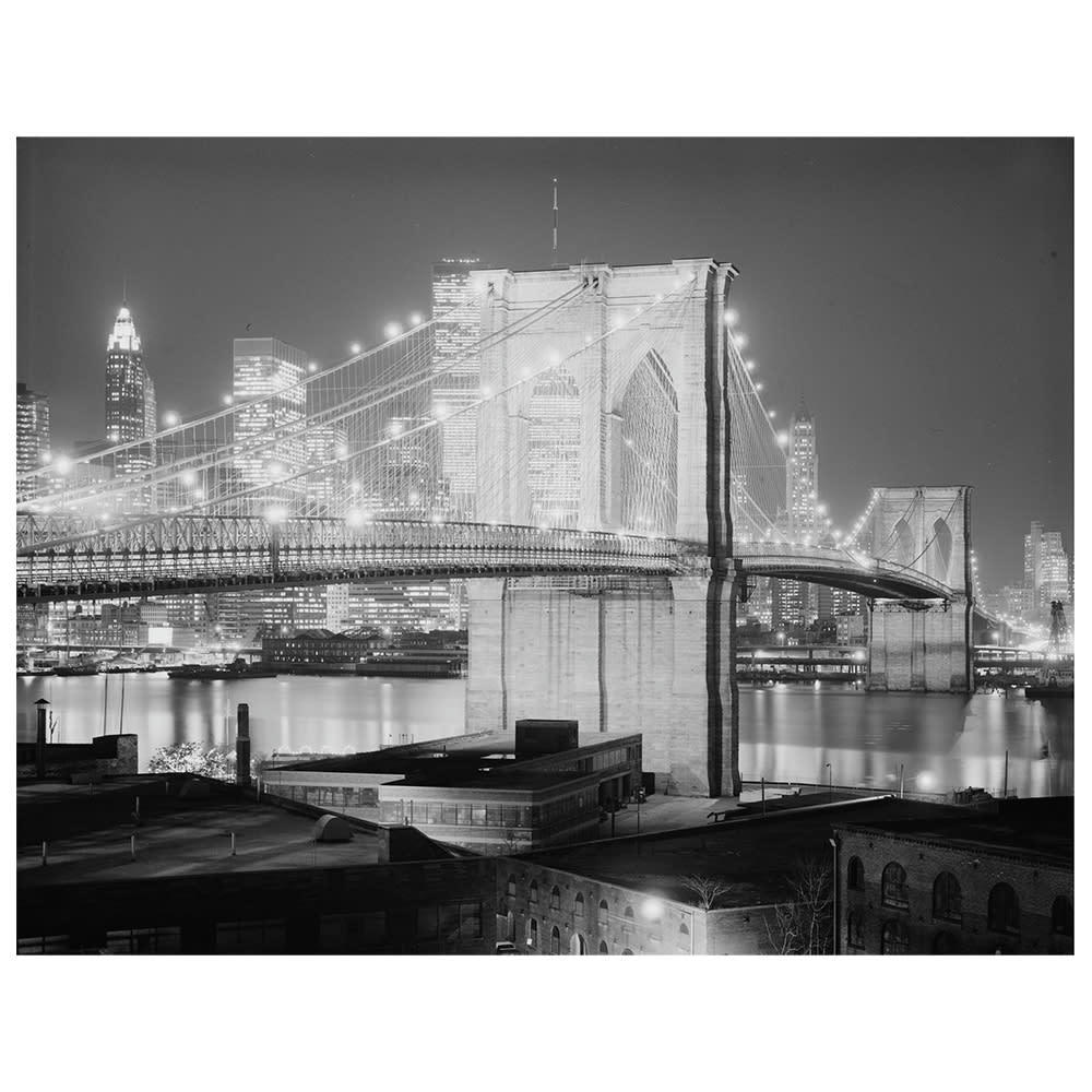 - Tableau lumières sur le pont de Brooklyn 60x75cm