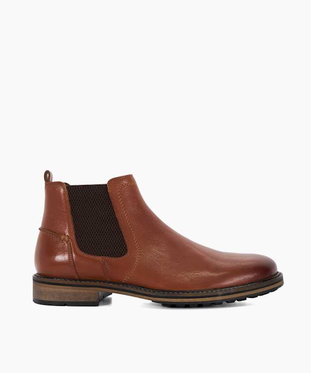 Chorleys Tan - Wide Fit Leather Chelsea Boots