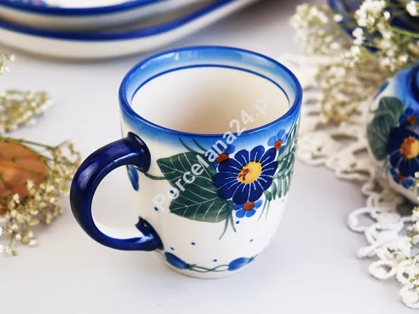 Kubek 0,3 L Bolesławiec - Kwiaty Kuleszy