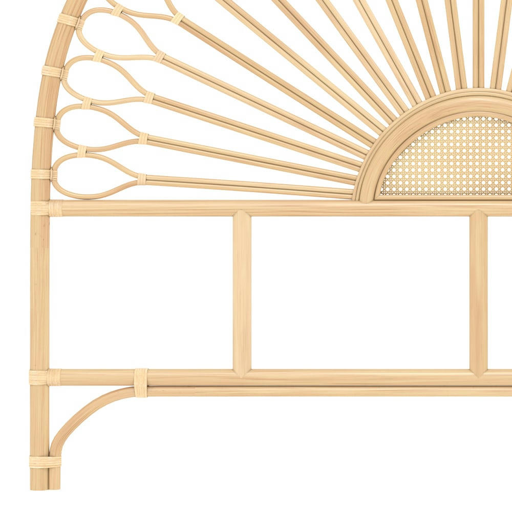 ALAN - Tête de lit en rotin naturel 160 cm