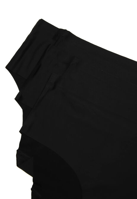Womens 3pk Black No VPL Briefs
