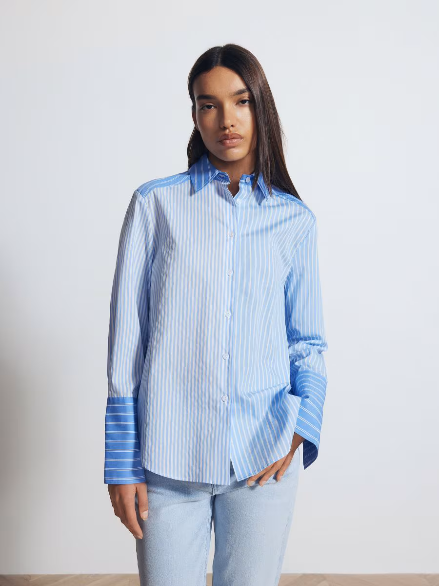 Contrast Panel Shirt