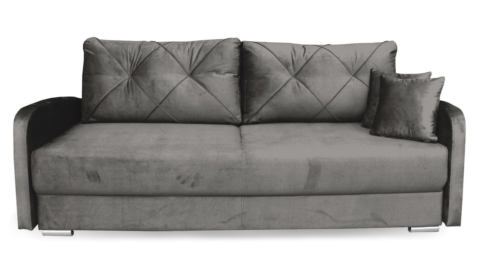 Sofa urduna z funkcją spania 190x142 cm szarobeżowa scala85