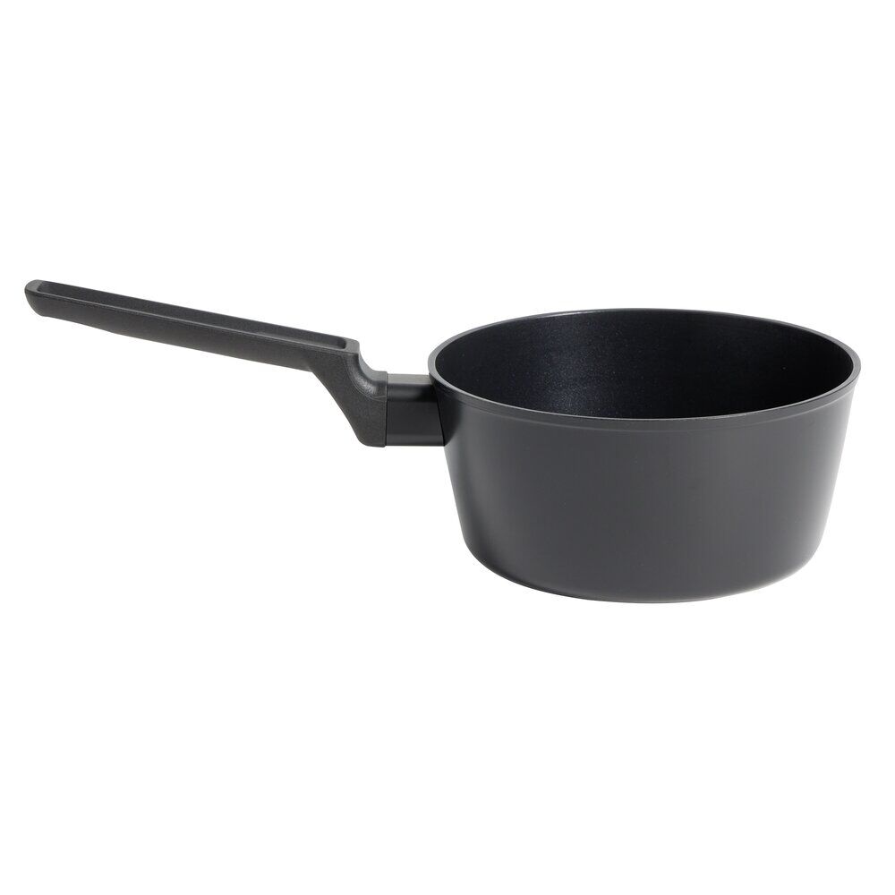 Casserole tous feux dont induction aluminium noir Ø16cm