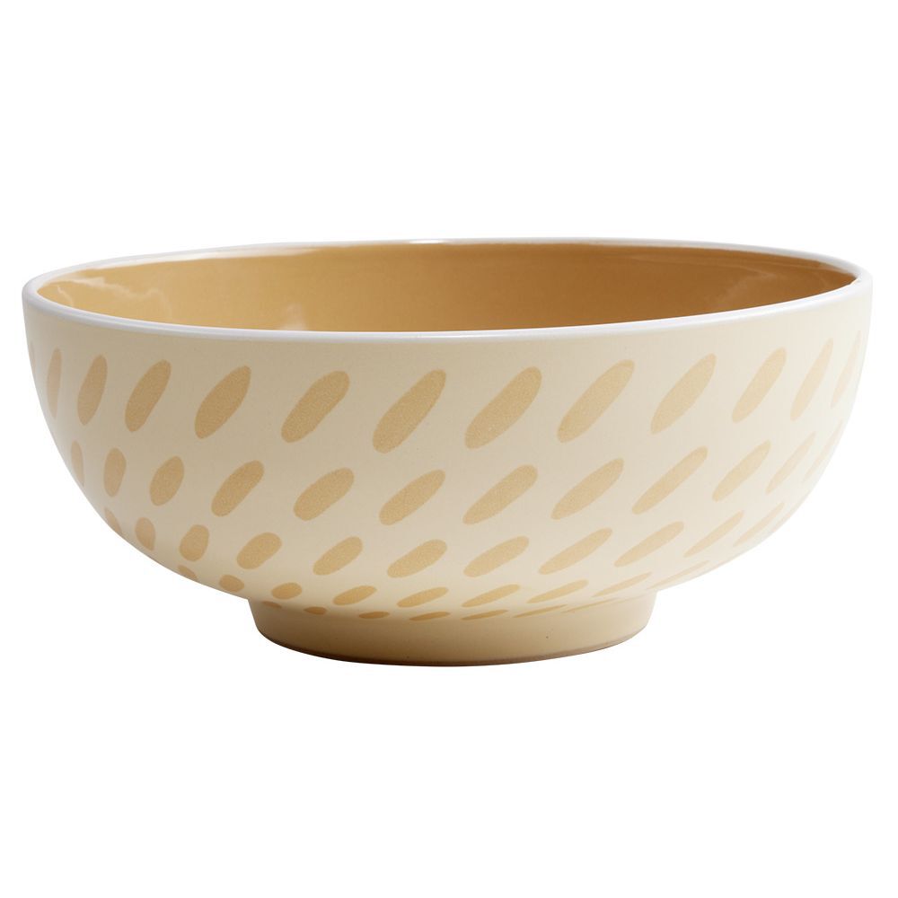 Saladier faïence à motifs Ø20xH8,5cm