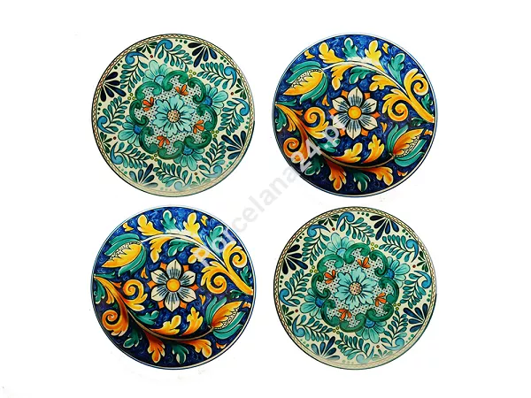 Kpl. podkładek ceramicznych 10,8 cm (4 szt.) Hanipol - Mix kolorów 33.008-2001
