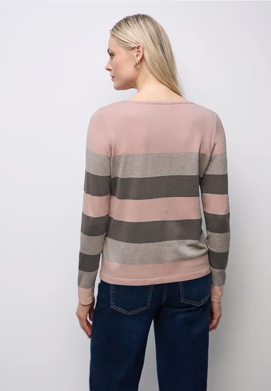 Gestreifter Pullover
