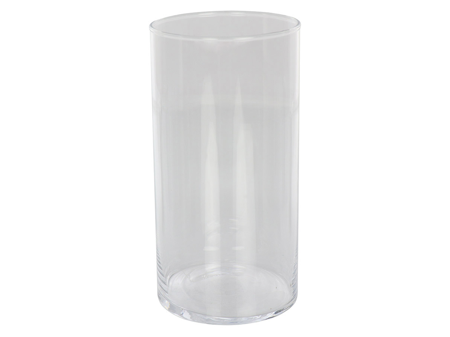 Wazon szklany 18 cm transparentny