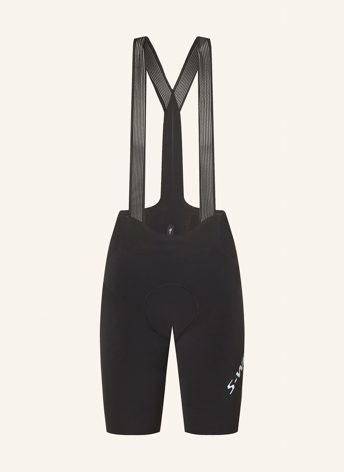 SPECIALIZED Radhose S-WORKS RACE BIB SHORT mit Trägern und gepolstertem Einsatz