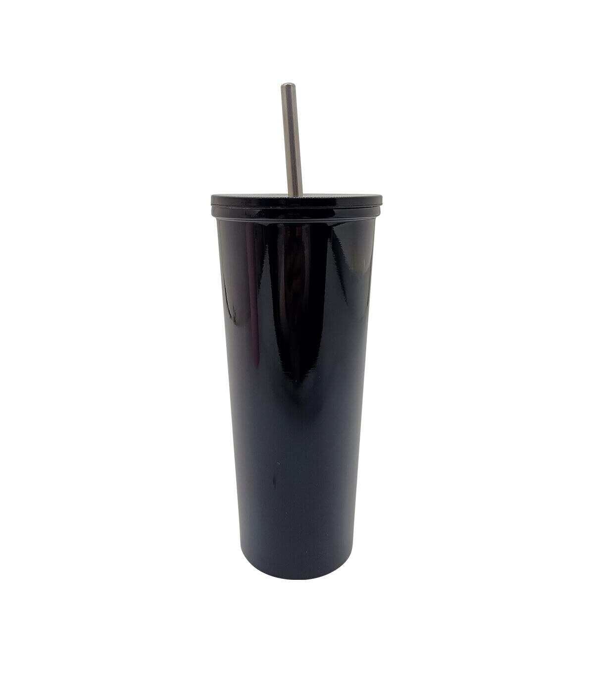 22oz Black Sublimation Tumbler With Straw by Happy