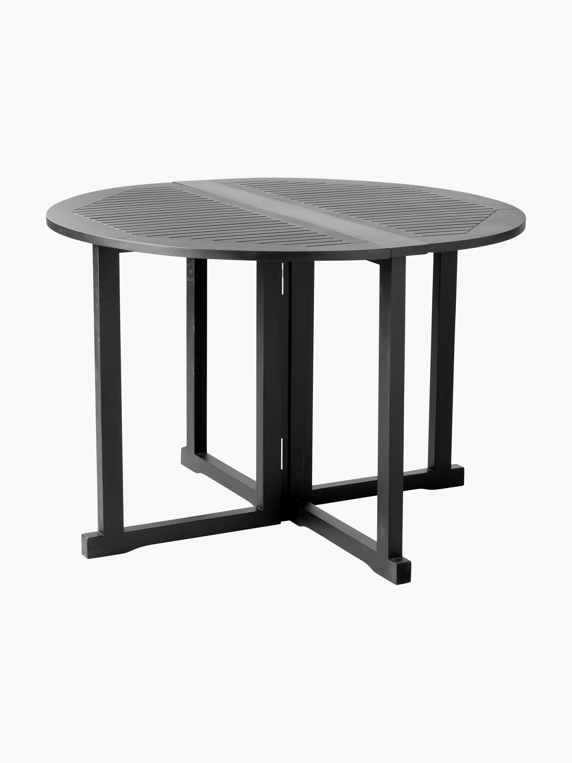 Runder klappbarer Gartentisch Butterfly, Ø 110 cm