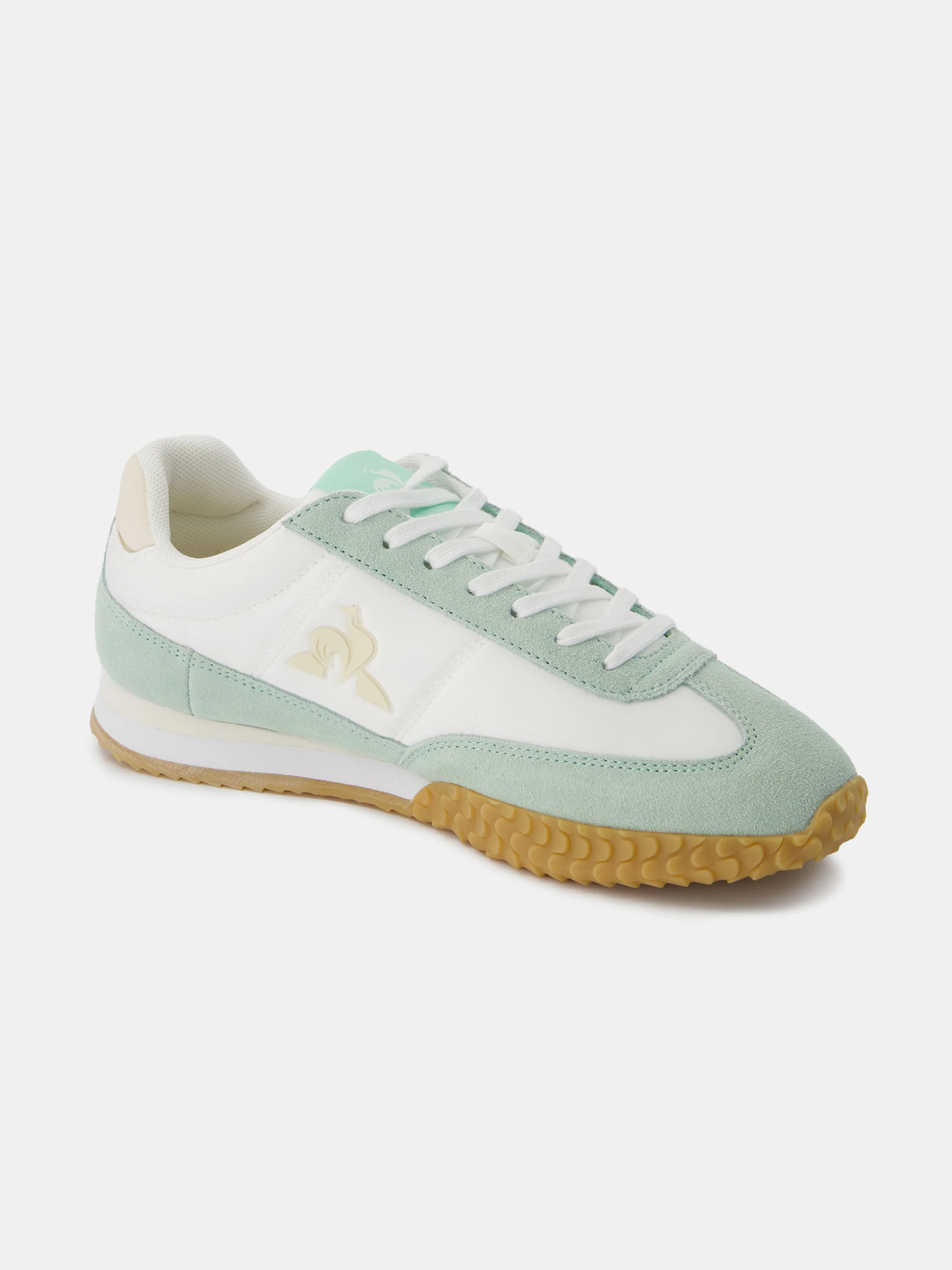 Basket retro-running en textile et suede Veloce