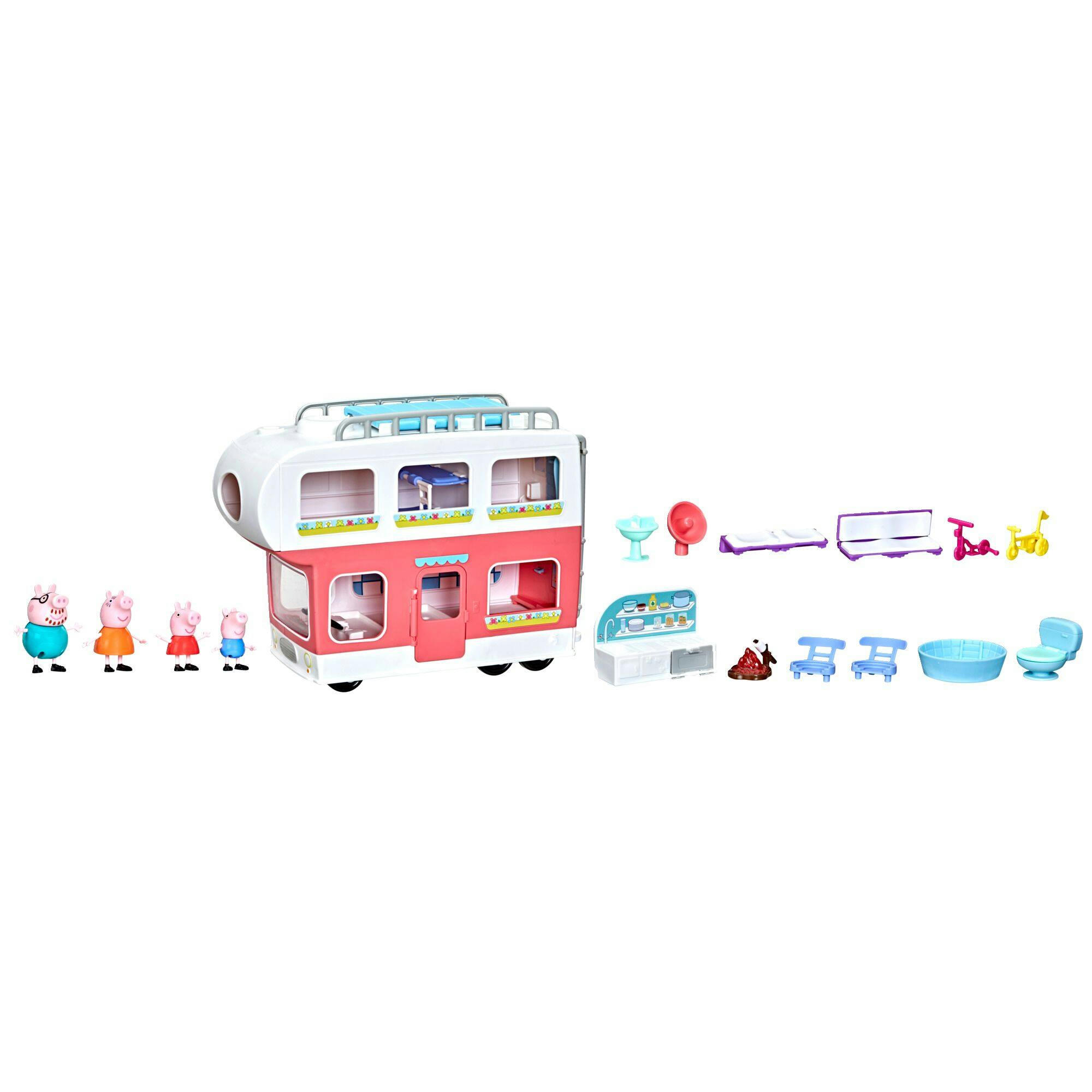 Peppa Pig Peppa's Family Motorhome Toy, Age 6+