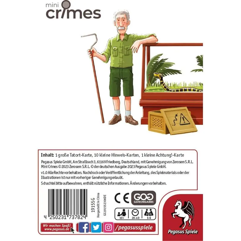 Kartenspiel MiniCrimes