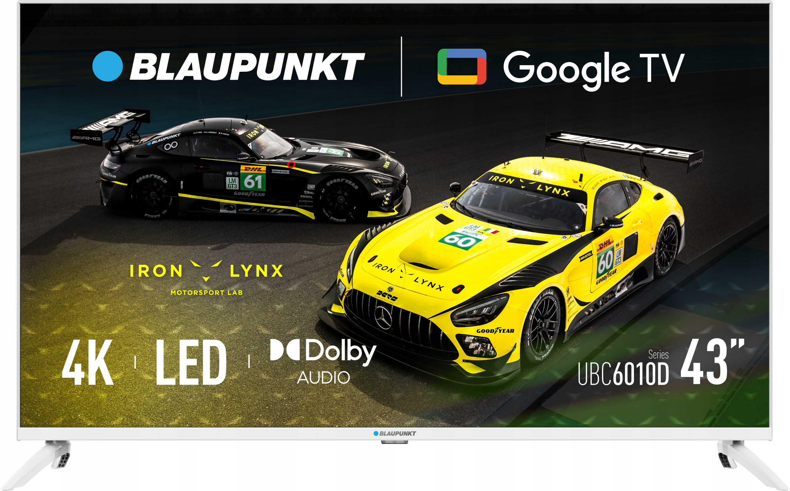 Telewizor LED Blaupunkt 43UBG6010S 43" 4K UHD Google TV WiFi Biały
