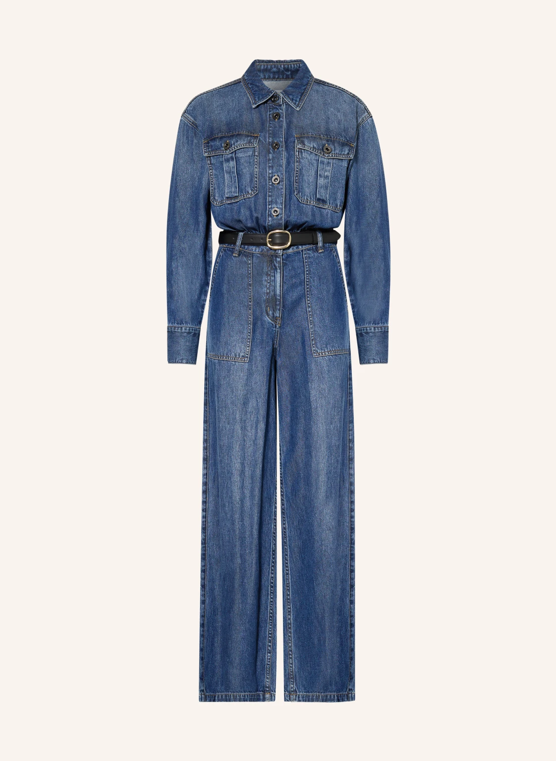 self-portrait Jeans-Jumpsuit
