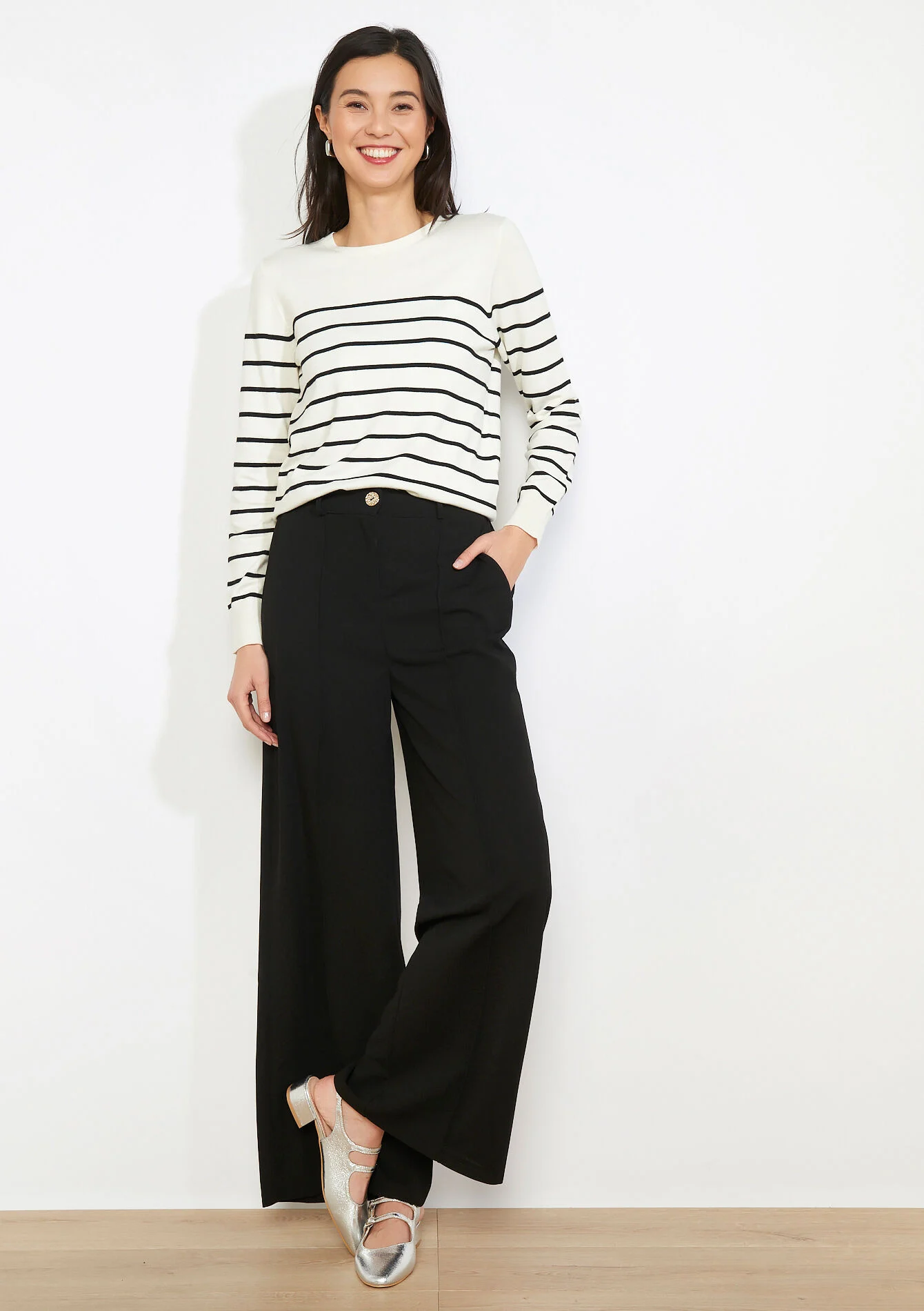 Klassieke flared broek