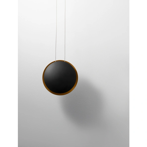 Pendelleuchte »Shell«, LED, 7 W, Höhe: 120 cm, schwarz/goldfarben