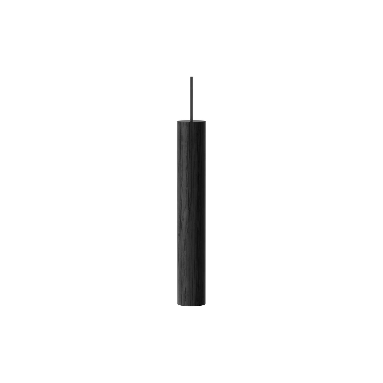 Chimes Short Pendant, black oak