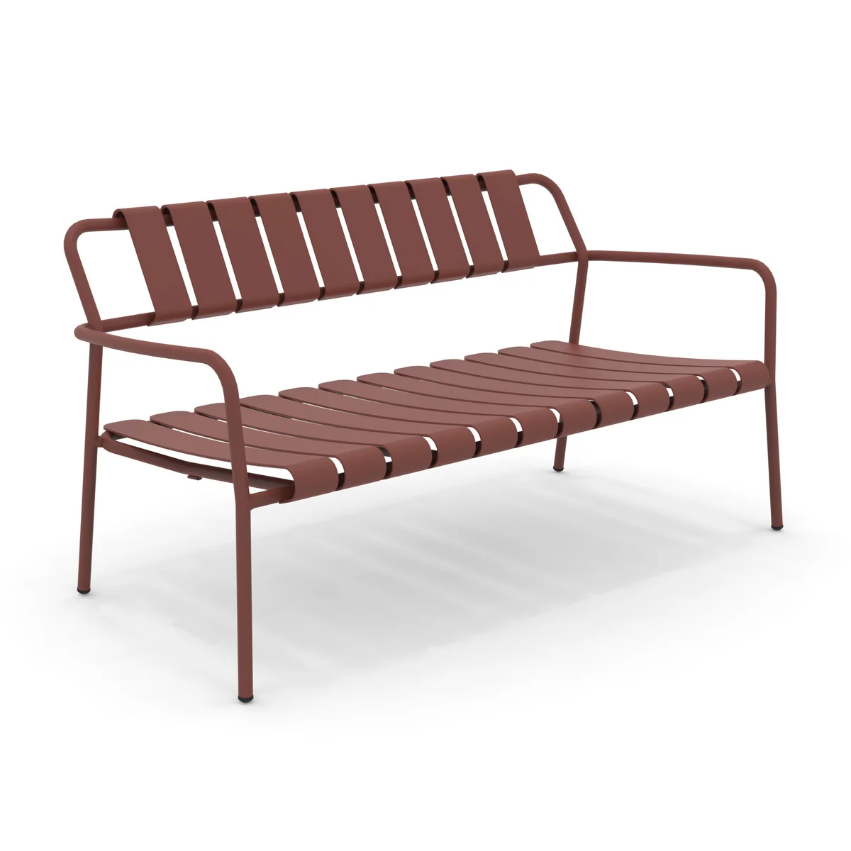 Vermobil - Verdea 2-Sitzer Sofa, terrakotta
