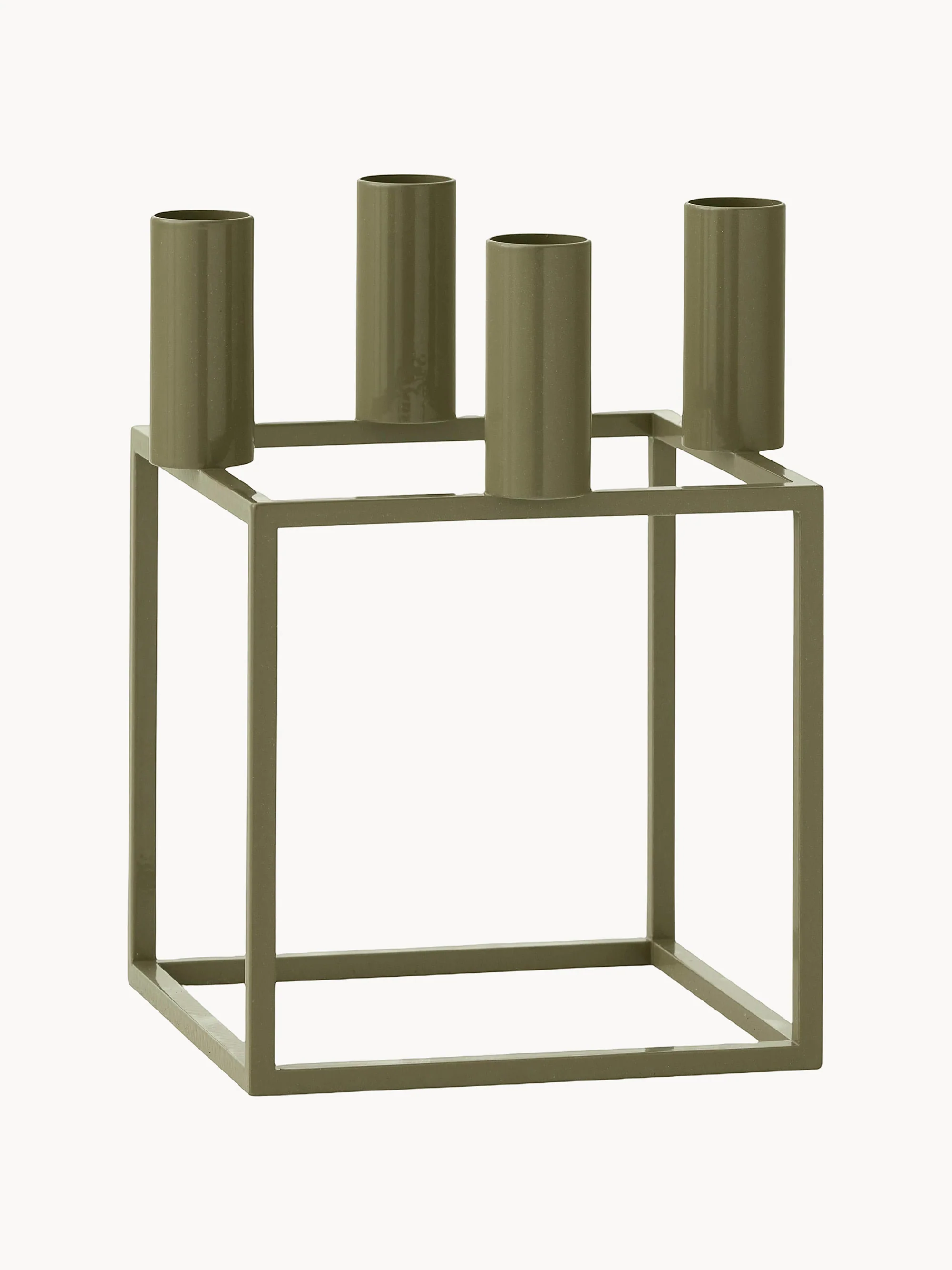 Metall-Kerzenhalter Kubus