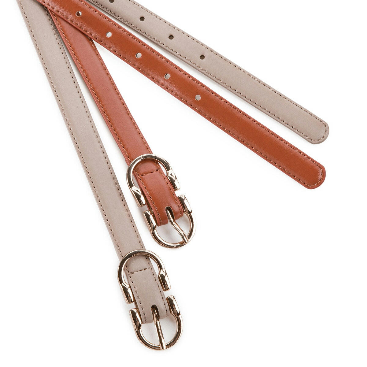 Lot de 2 ceintures fines