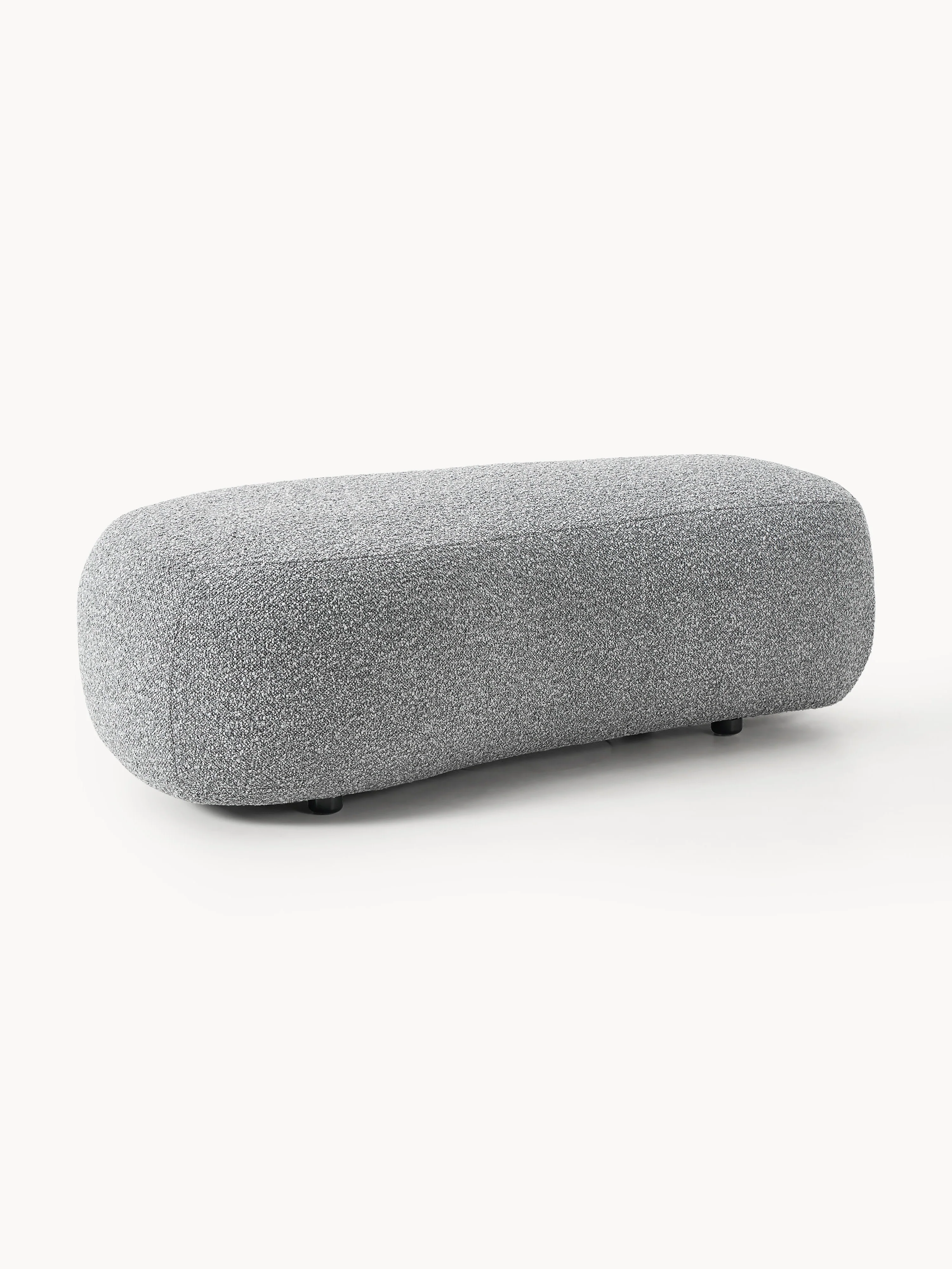 XL Sofa-Hocker Alba aus Bouclé
